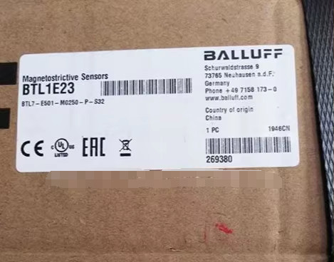Balluff BTL7-E501-M0203-Z-S32 เครื่องตรวจจับเครื่องแปรไมโครพัลสสําหรับระยะเส้น 25-7620 มม.